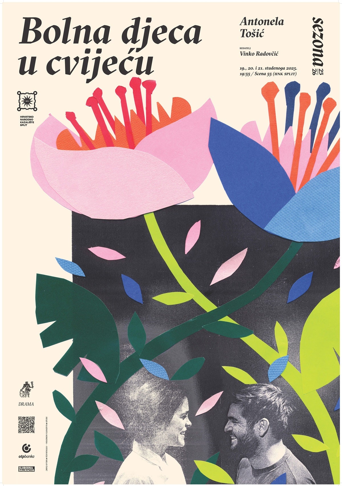 Plakat Bolna djeca u cvijeću