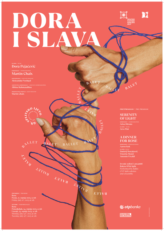 Plakat Dora i Slava 69. Splitsko ljeto