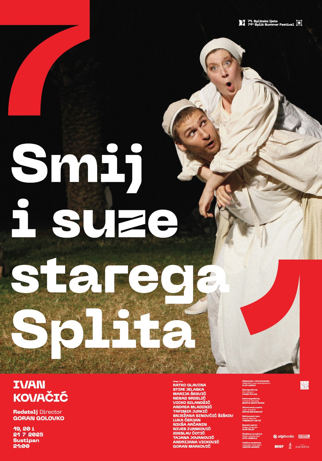 Plakat Smij i suze starega Splita
