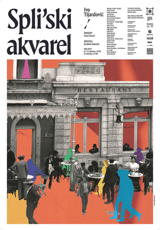Plakat Spli'ski Akvarel