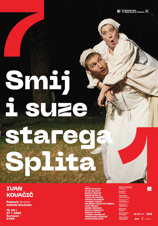 Plakat Smij i suze starega Splita