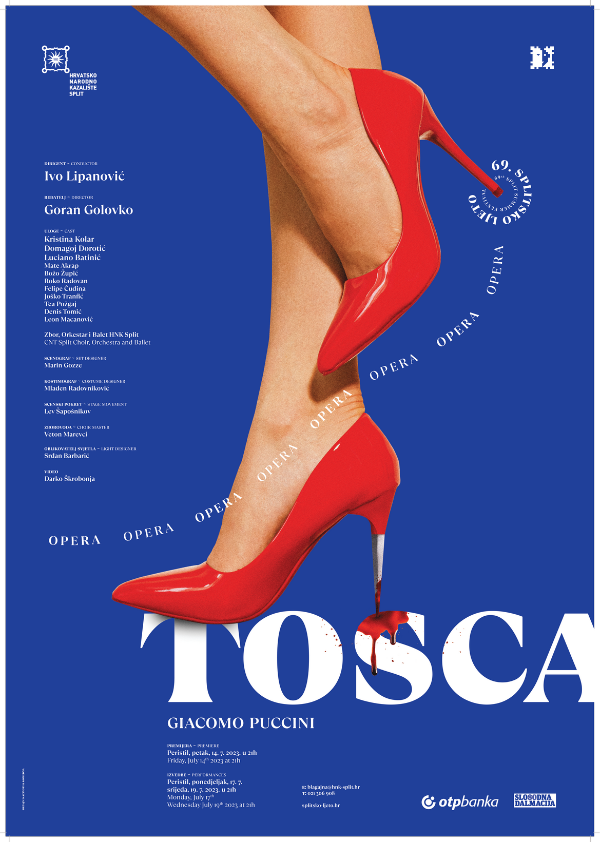 Plakat Tosca 69. Splitsko ljeto